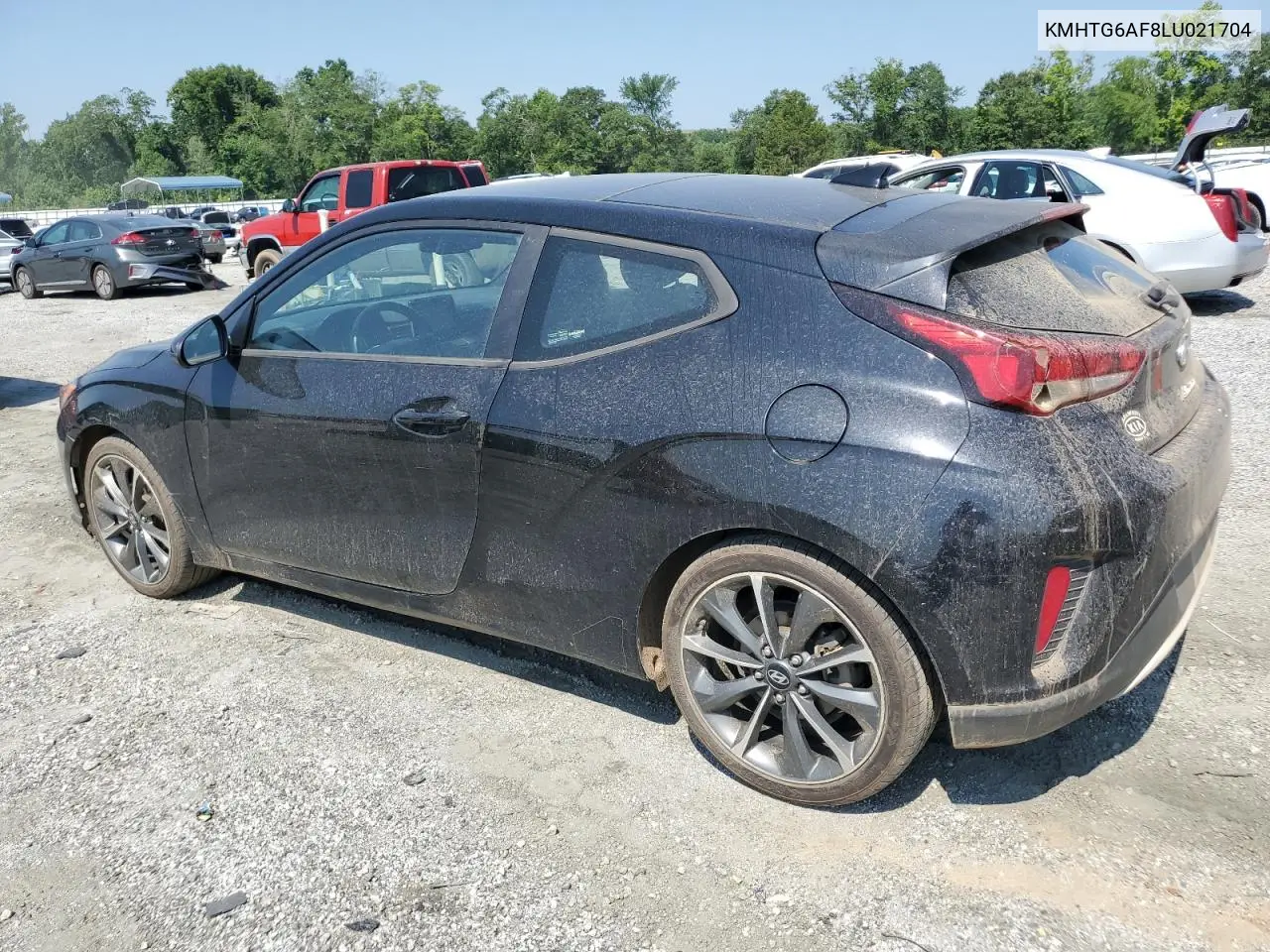 2020 Hyundai Veloster Base VIN: KMHTG6AF8LU021704 Lot: 61575535