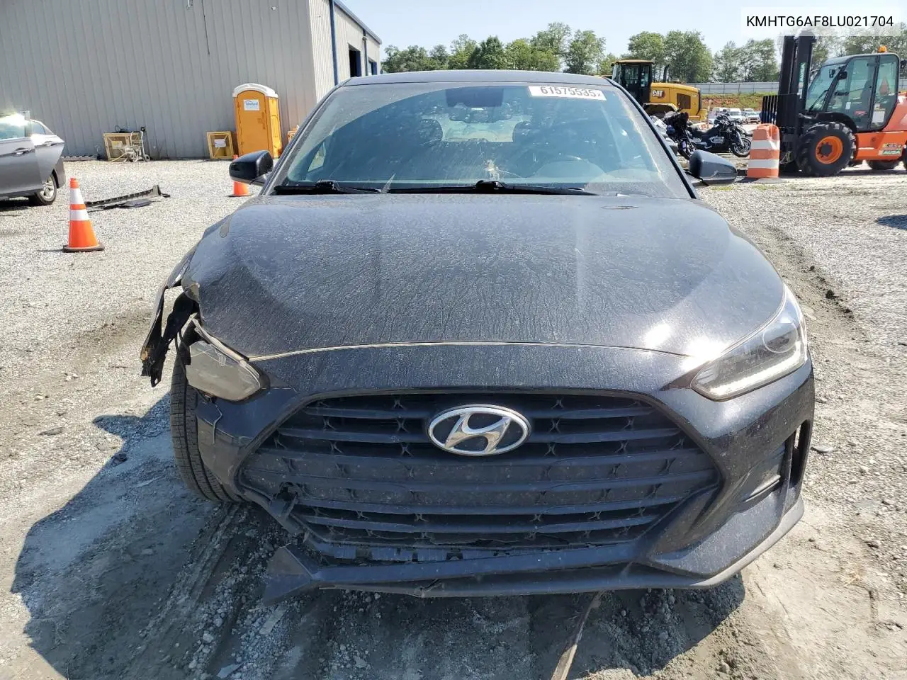 2020 Hyundai Veloster Base VIN: KMHTG6AF8LU021704 Lot: 61575535
