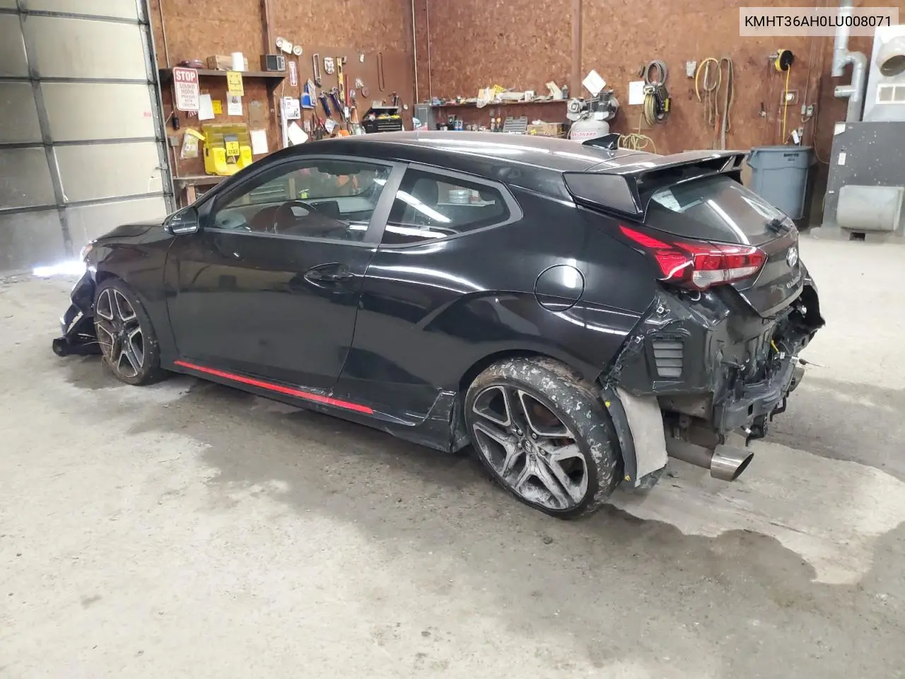 2020 Hyundai Veloster N VIN: KMHT36AH0LU008071 Lot: 61844555