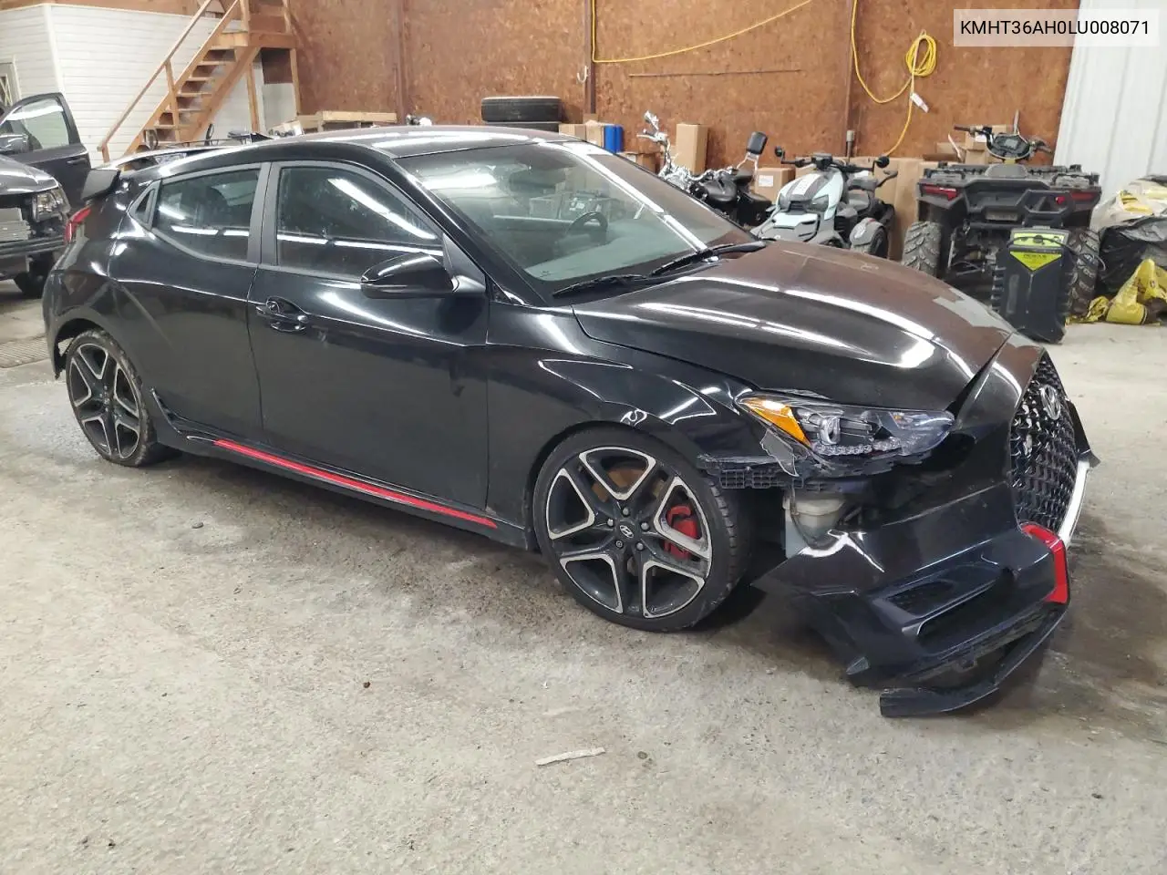 2020 Hyundai Veloster N VIN: KMHT36AH0LU008071 Lot: 61844555