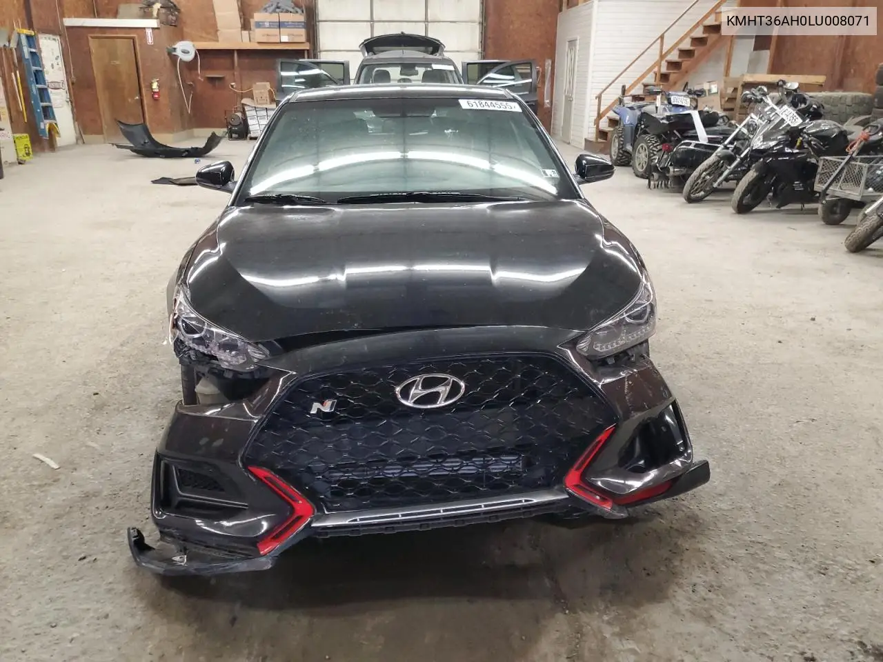 2020 Hyundai Veloster N VIN: KMHT36AH0LU008071 Lot: 61844555