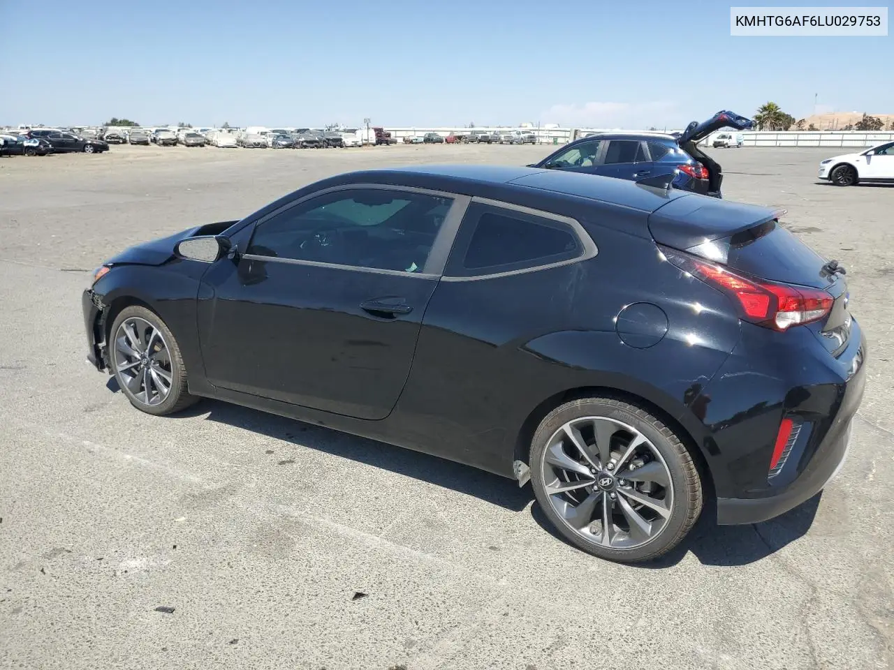 2020 Hyundai Veloster Base VIN: KMHTG6AF6LU029753 Lot: 62052255