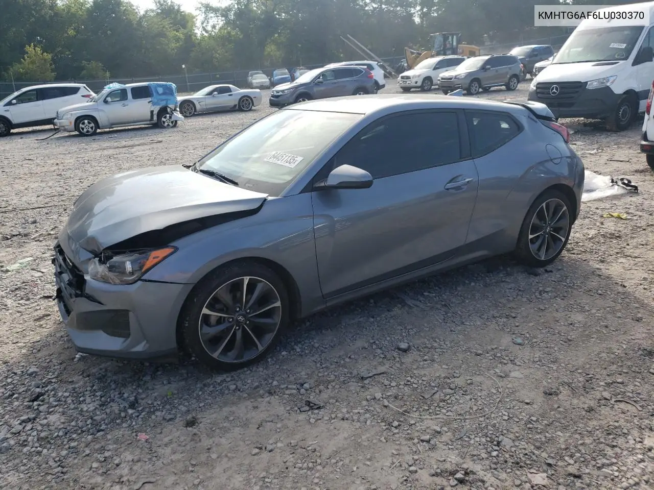 2020 Hyundai Veloster Base VIN: KMHTG6AF6LU030370 Lot: 64451135