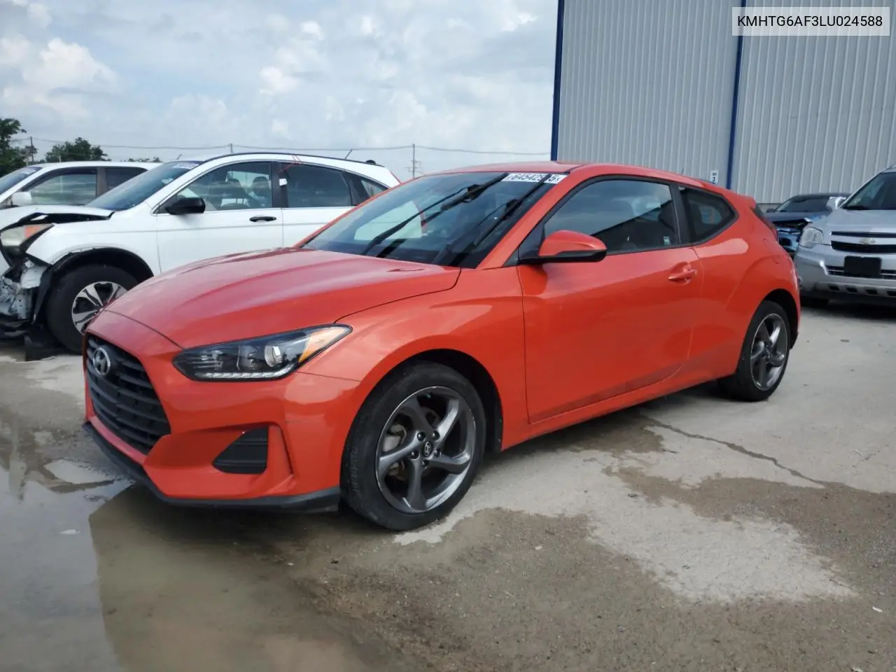 2020 Hyundai Veloster Base VIN: KMHTG6AF3LU024588 Lot: 64542915