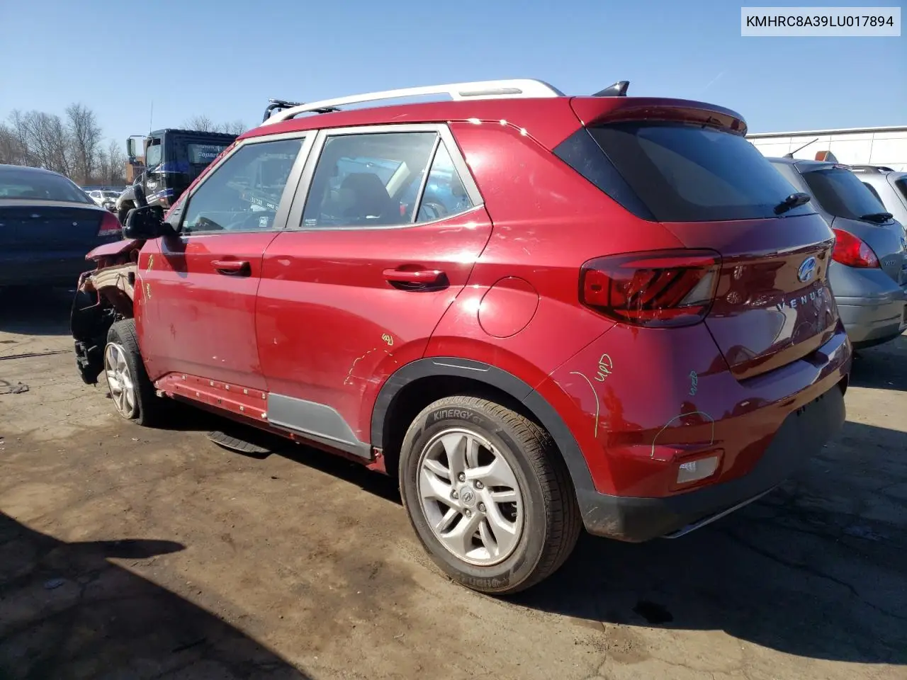 2020 Hyundai Venue Sel VIN: KMHRC8A39LU017894 Lot: 48963025