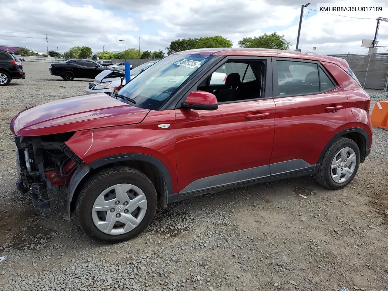2020 Hyundai Venue Se VIN: KMHRB8A36LU017189 Lot: 56701375