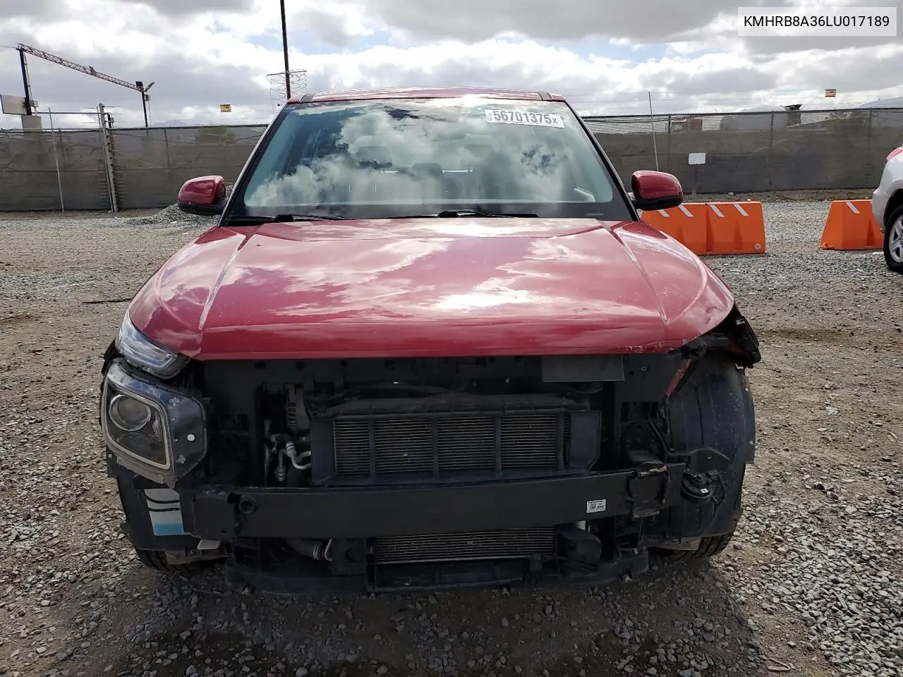2020 Hyundai Venue Se VIN: KMHRB8A36LU017189 Lot: 56701375