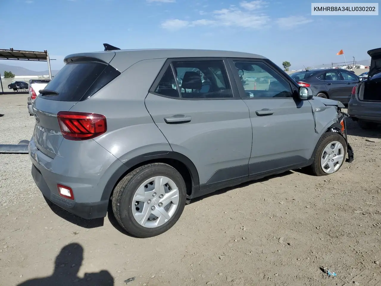 2020 Hyundai Venue Se VIN: KMHRB8A34LU030202 Lot: 56758975