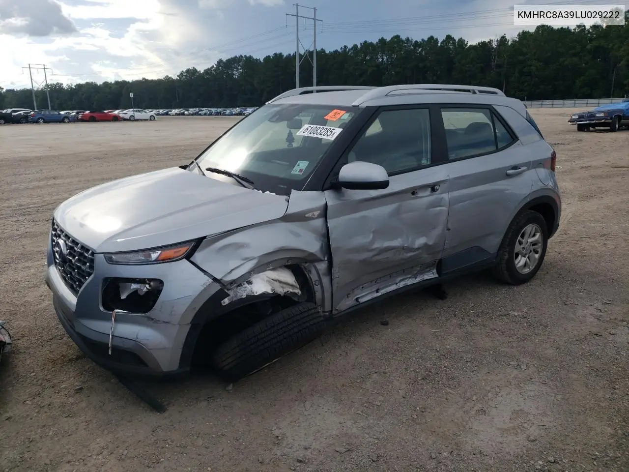 2020 Hyundai Venue Sel VIN: KMHRC8A39LU029222 Lot: 61083285