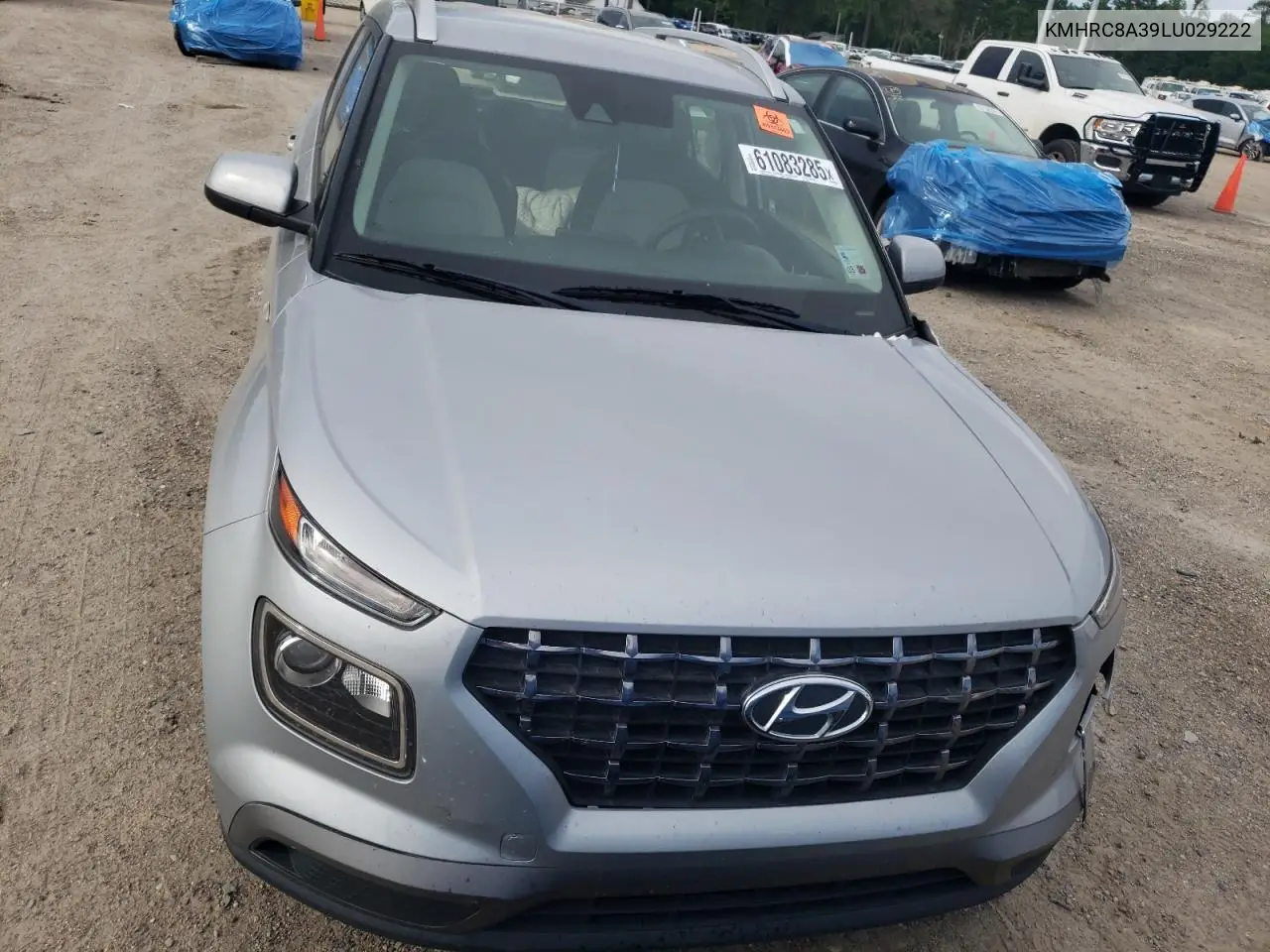 2020 Hyundai Venue Sel VIN: KMHRC8A39LU029222 Lot: 61083285