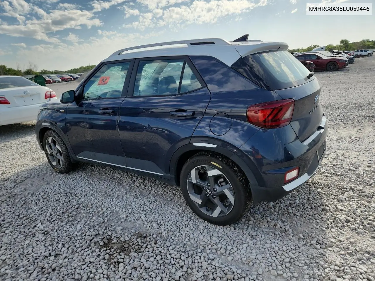 2020 Hyundai Venue Sel VIN: KMHRC8A35LU059446 Lot: 61865105