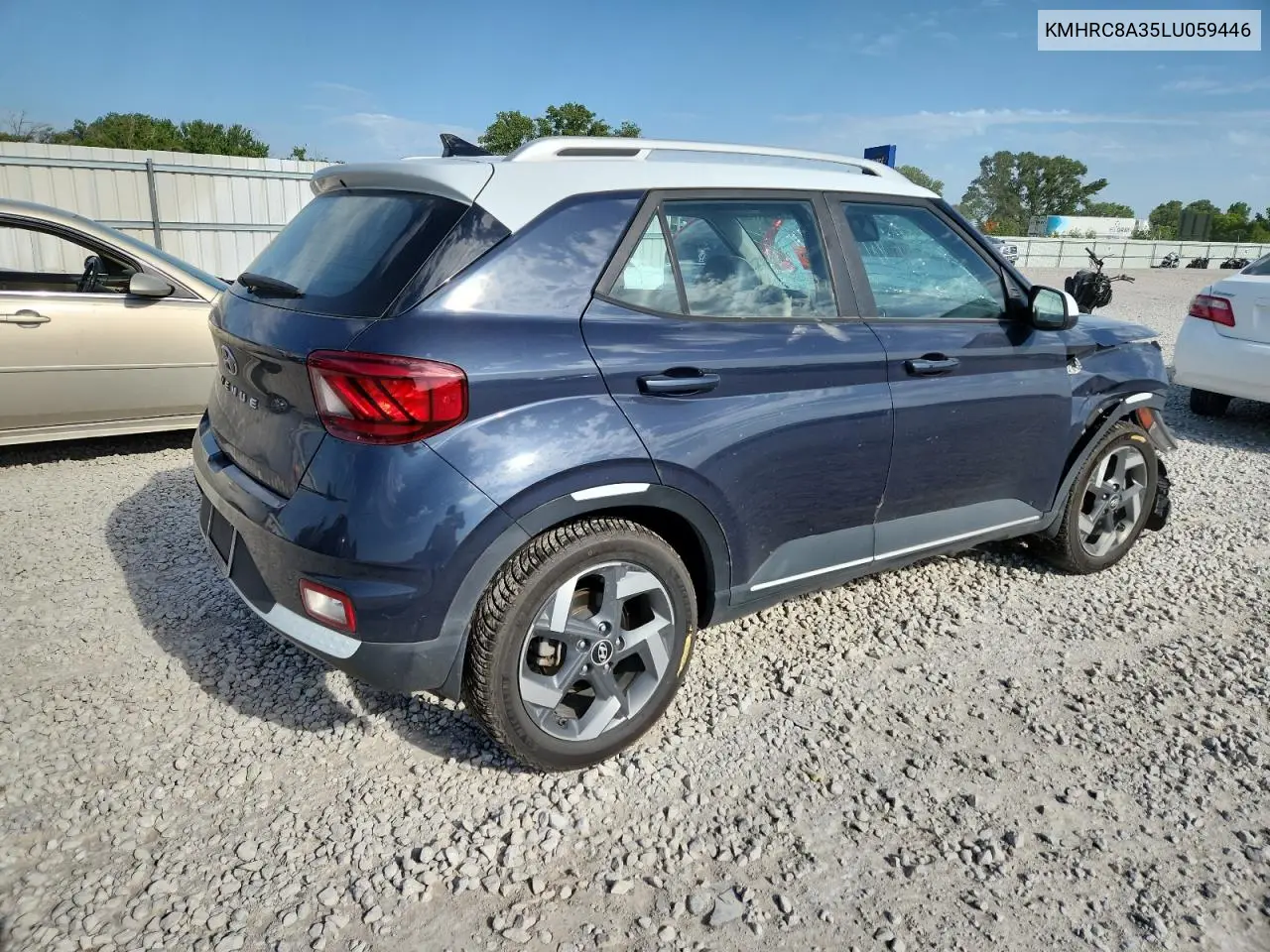2020 Hyundai Venue Sel VIN: KMHRC8A35LU059446 Lot: 61865105