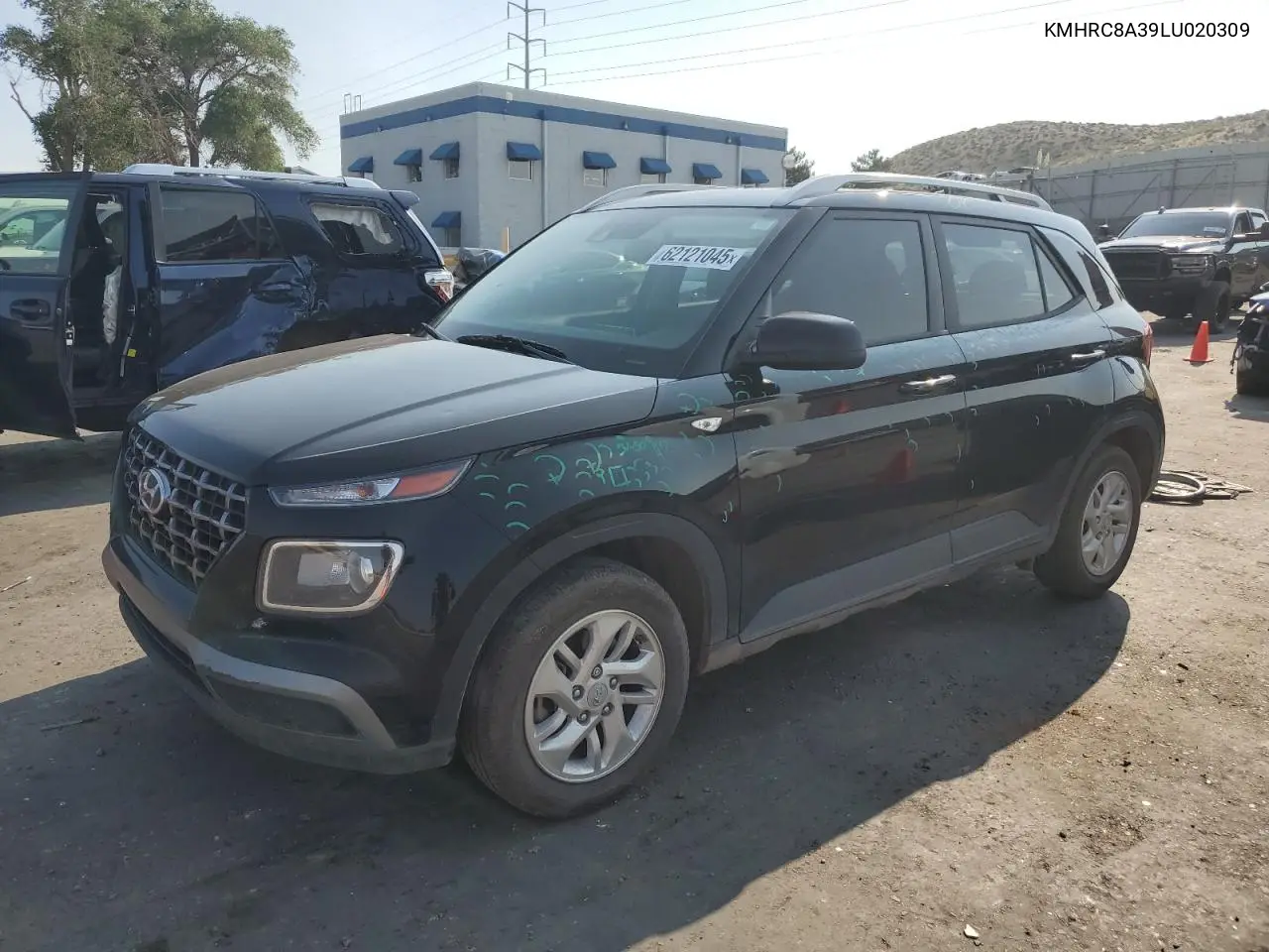 2020 Hyundai Venue Sel VIN: KMHRC8A39LU020309 Lot: 62121045