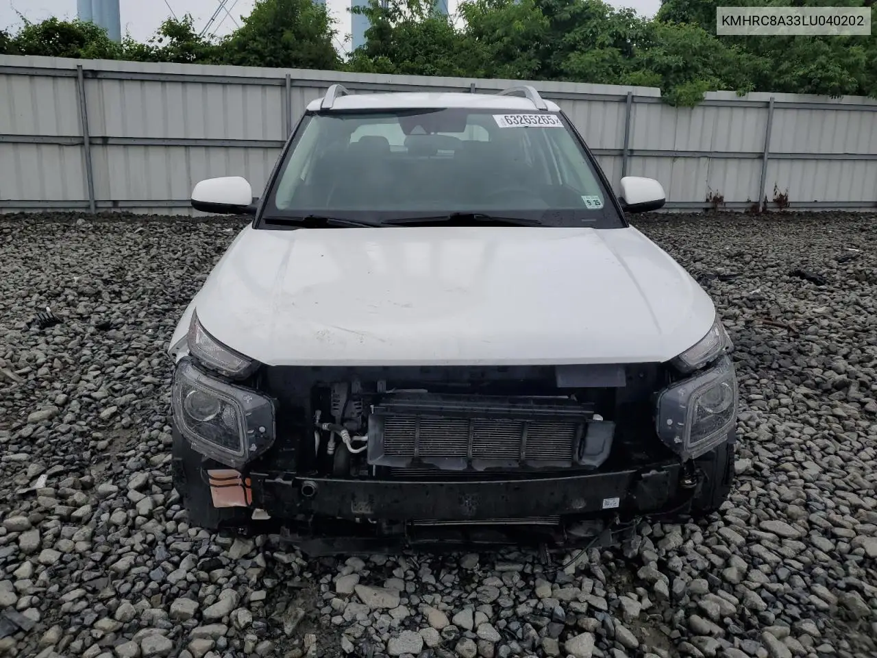 2020 Hyundai Venue Sel VIN: KMHRC8A33LU040202 Lot: 63265265