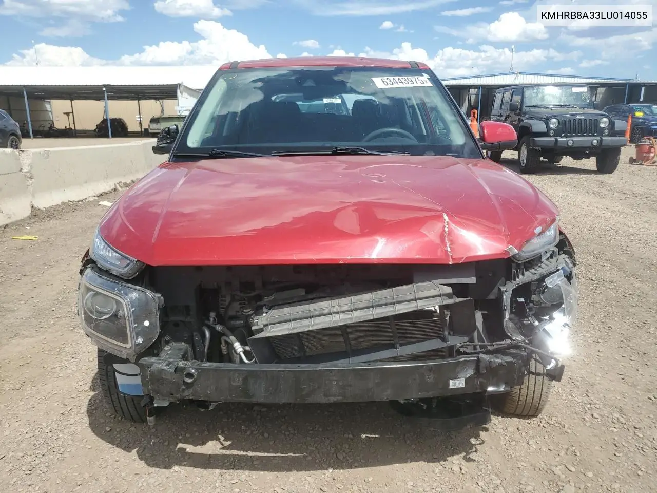 2020 Hyundai Venue Se VIN: KMHRB8A33LU014055 Lot: 63443975