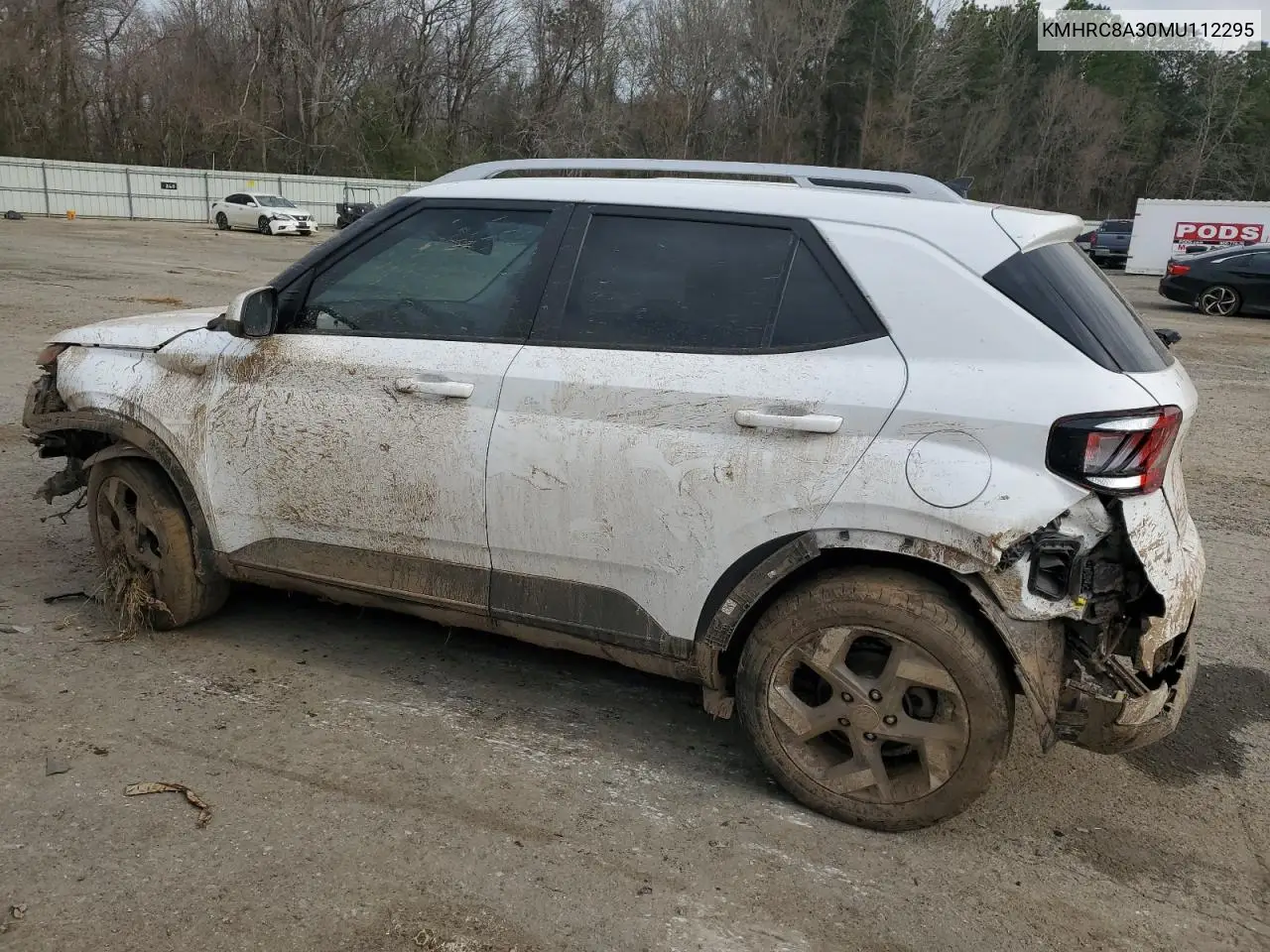2021 Hyundai Venue Sel VIN: KMHRC8A30MU112295 Lot: 48682395