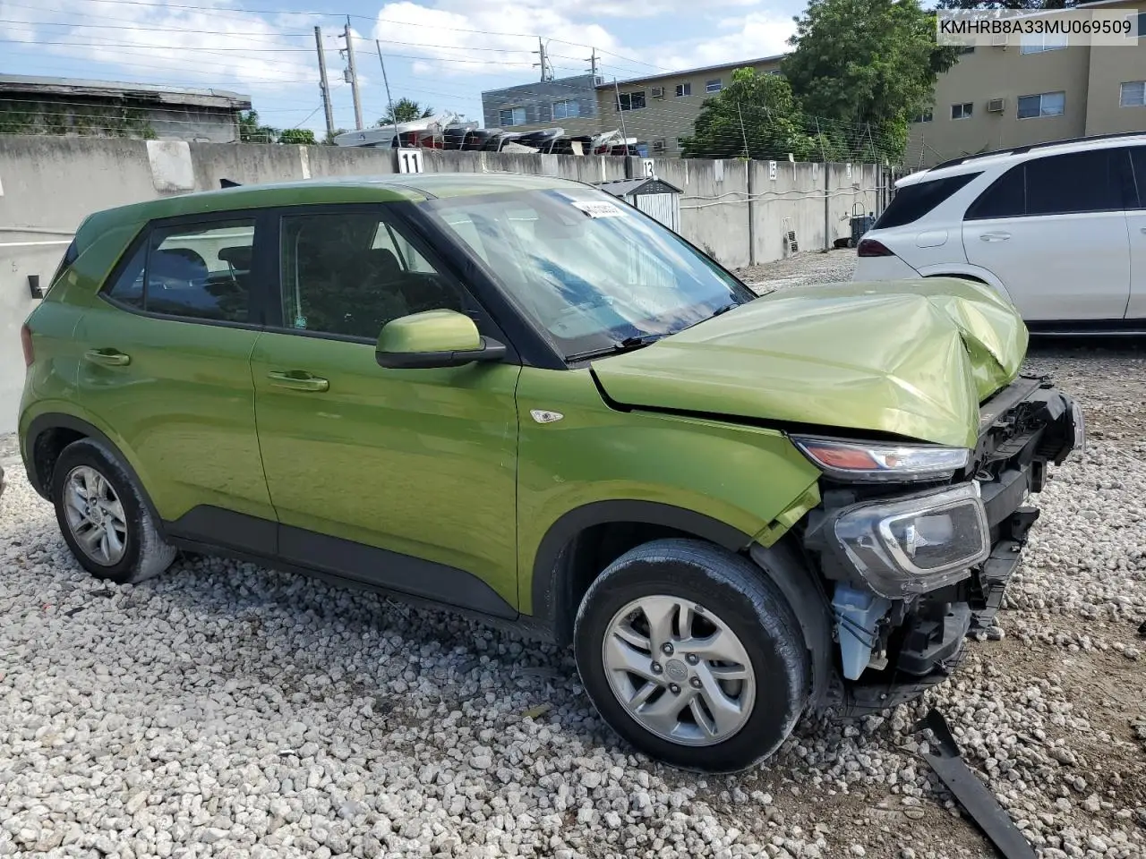 2021 Hyundai Venue Se VIN: KMHRB8A33MU069509 Lot: 48755955