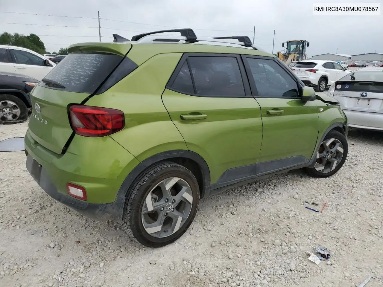 2021 Hyundai Venue Sel VIN: KMHRC8A30MU078567 Lot: 51780335