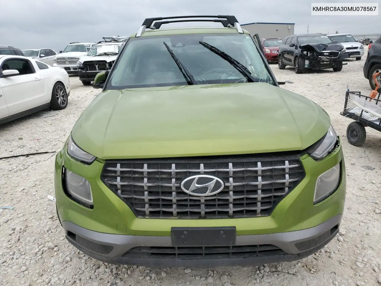 2021 Hyundai Venue Sel VIN: KMHRC8A30MU078567 Lot: 51780335