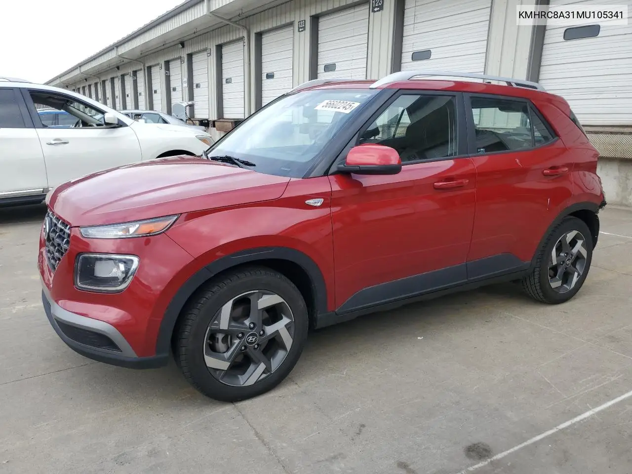 2021 Hyundai Venue Sel VIN: KMHRC8A31MU105341 Lot: 56602245