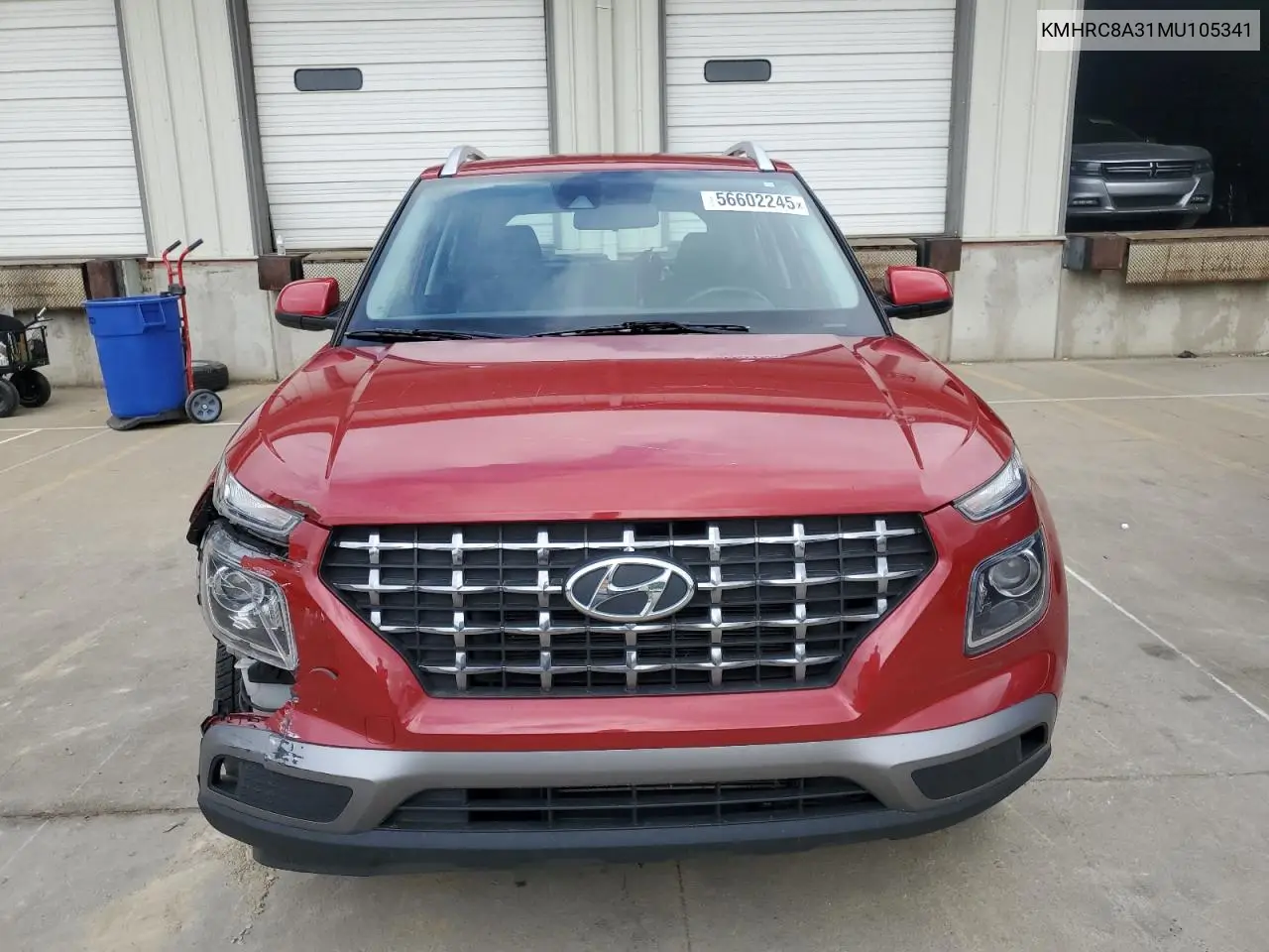 2021 Hyundai Venue Sel VIN: KMHRC8A31MU105341 Lot: 56602245