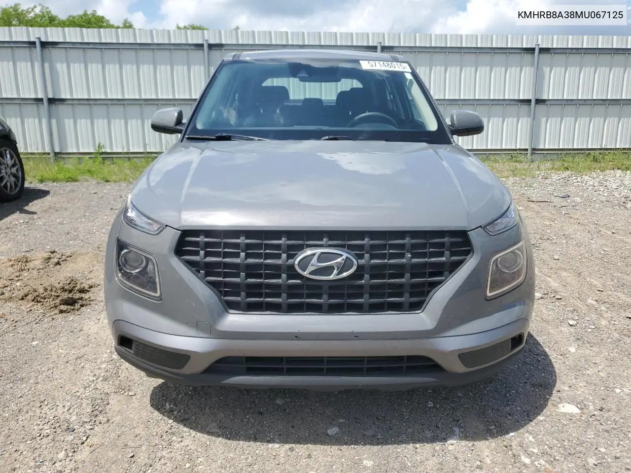 2021 Hyundai Venue Se VIN: KMHRB8A38MU067125 Lot: 57148015