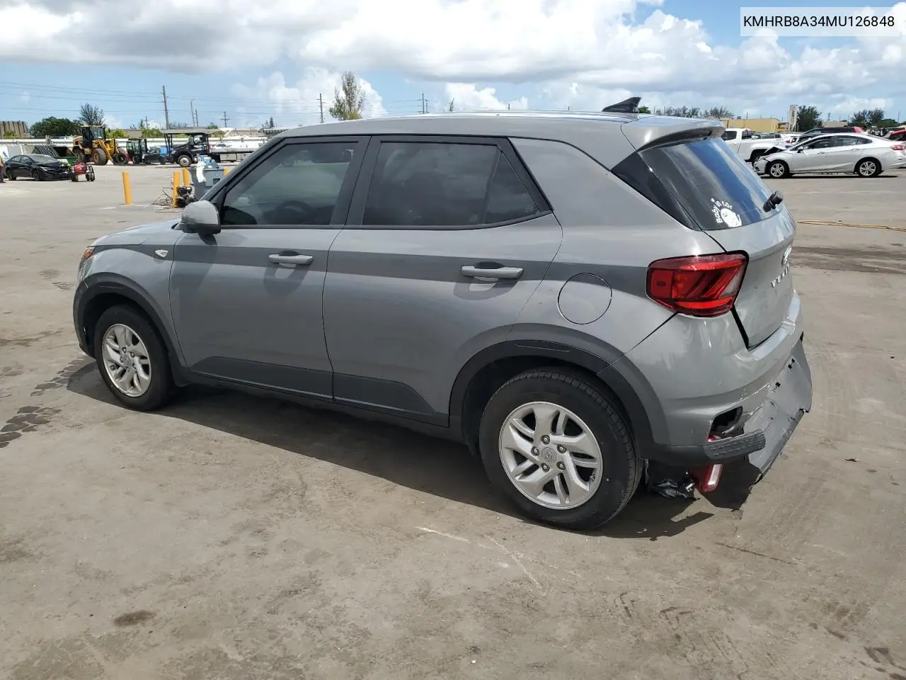 2021 Hyundai Venue Se VIN: KMHRB8A34MU126848 Lot: 60892645