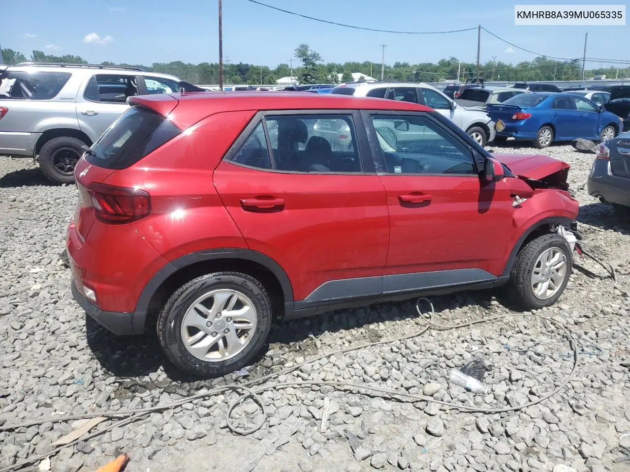 2021 Hyundai Venue Se VIN: KMHRB8A39MU065335 Lot: 61807965