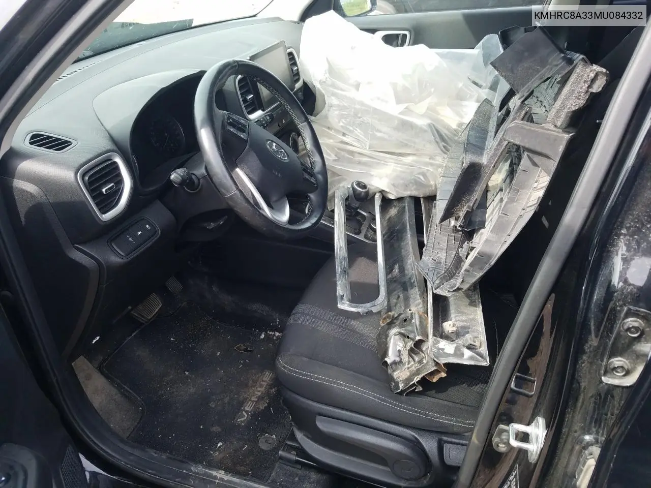 2021 Hyundai Venue Sel VIN: KMHRC8A33MU084332 Lot: 61974625