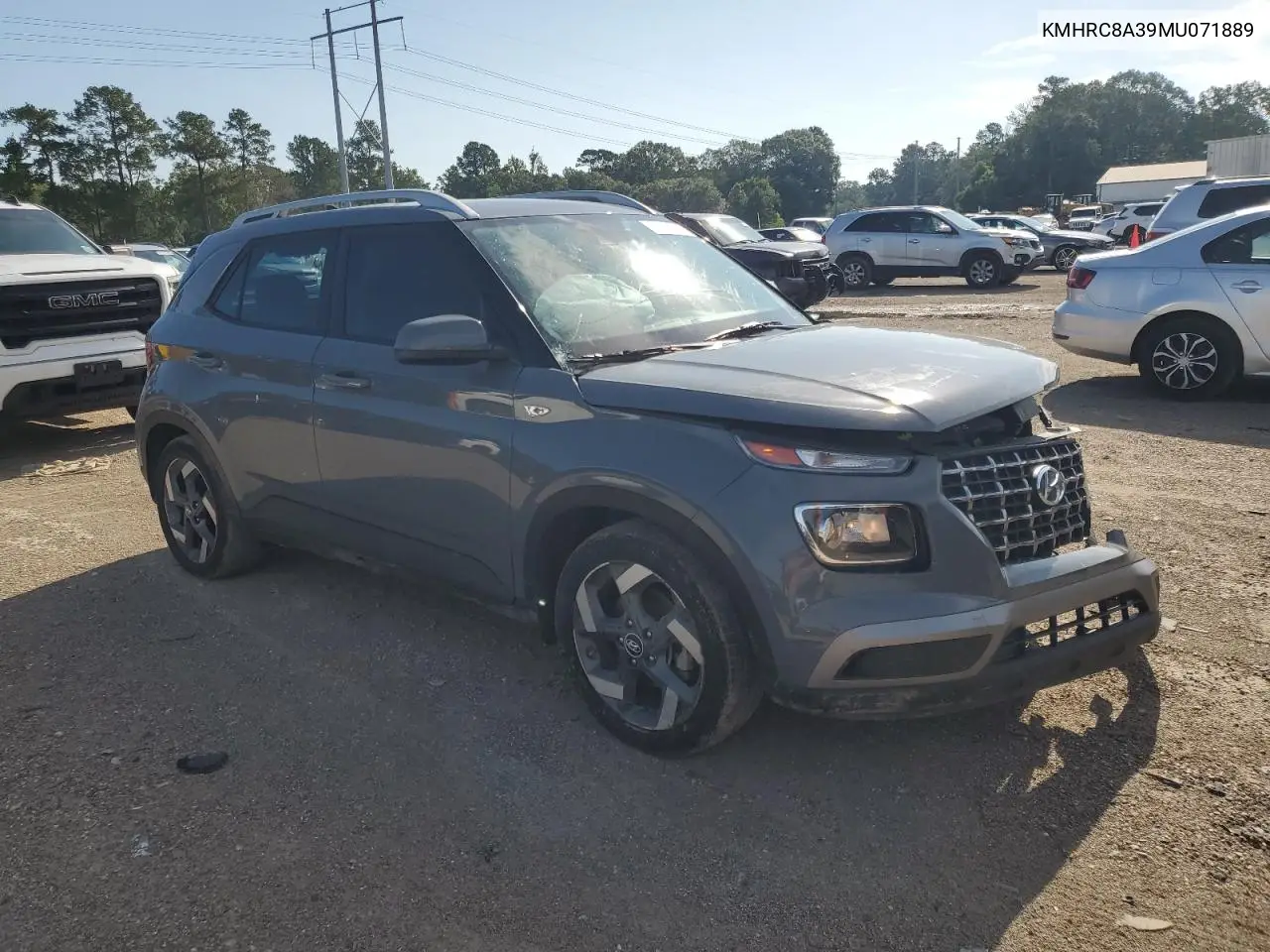 2021 Hyundai Venue Sel VIN: KMHRC8A39MU071889 Lot: 62114025