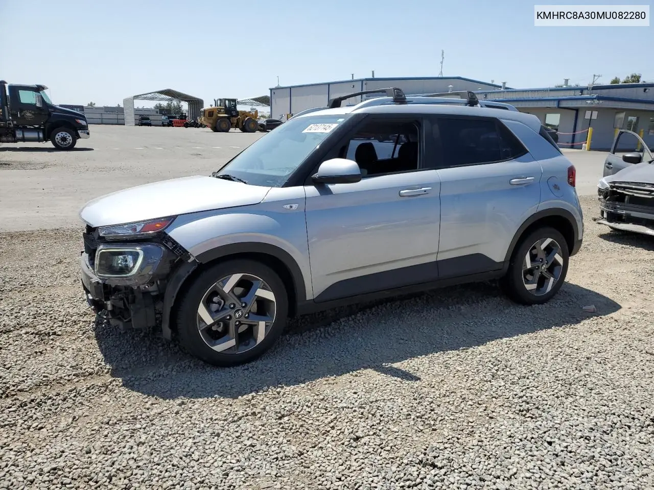 2021 Hyundai Venue Sel VIN: KMHRC8A30MU082280 Lot: 62137145