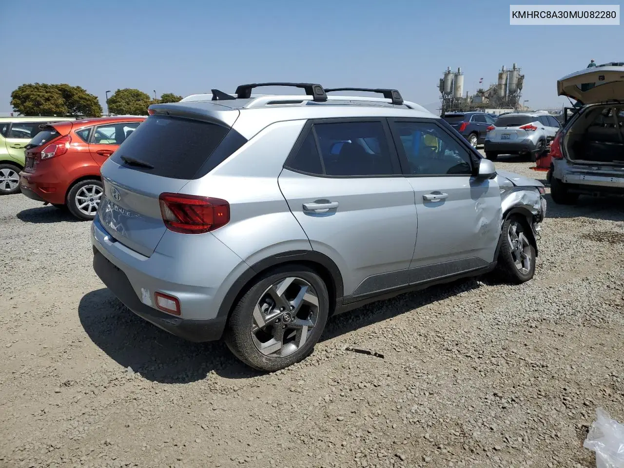 2021 Hyundai Venue Sel VIN: KMHRC8A30MU082280 Lot: 62137145