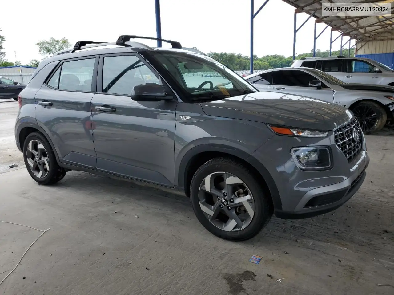2021 Hyundai Venue Sel VIN: KMHRC8A38MU120824 Lot: 62193505