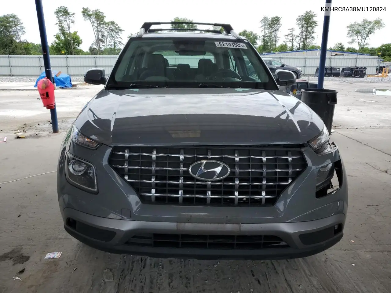 2021 Hyundai Venue Sel VIN: KMHRC8A38MU120824 Lot: 62193505