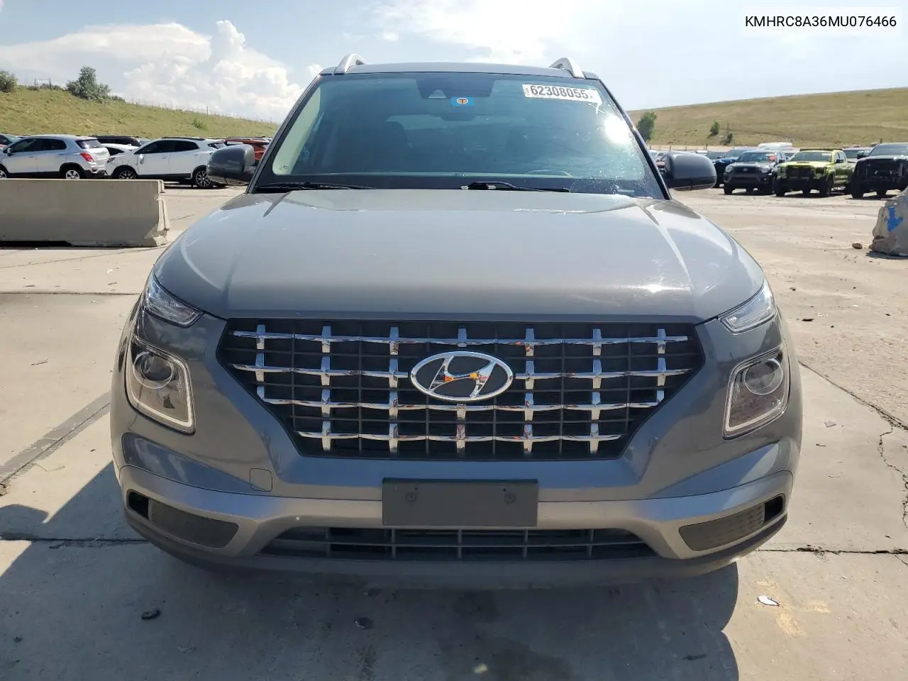 2021 Hyundai Venue Sel VIN: KMHRC8A36MU076466 Lot: 62308055