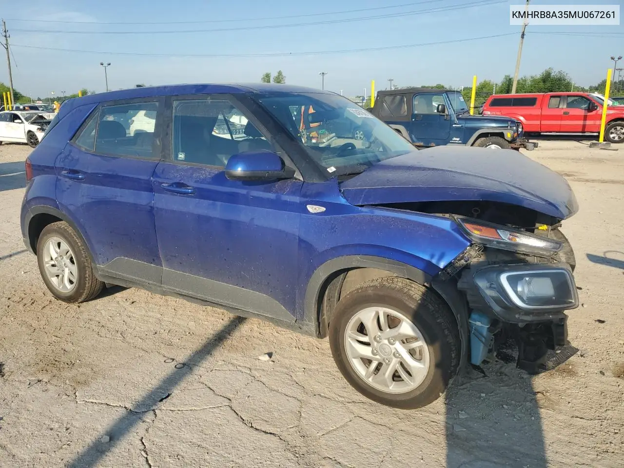 2021 Hyundai Venue Se VIN: KMHRB8A35MU067261 Lot: 62467245