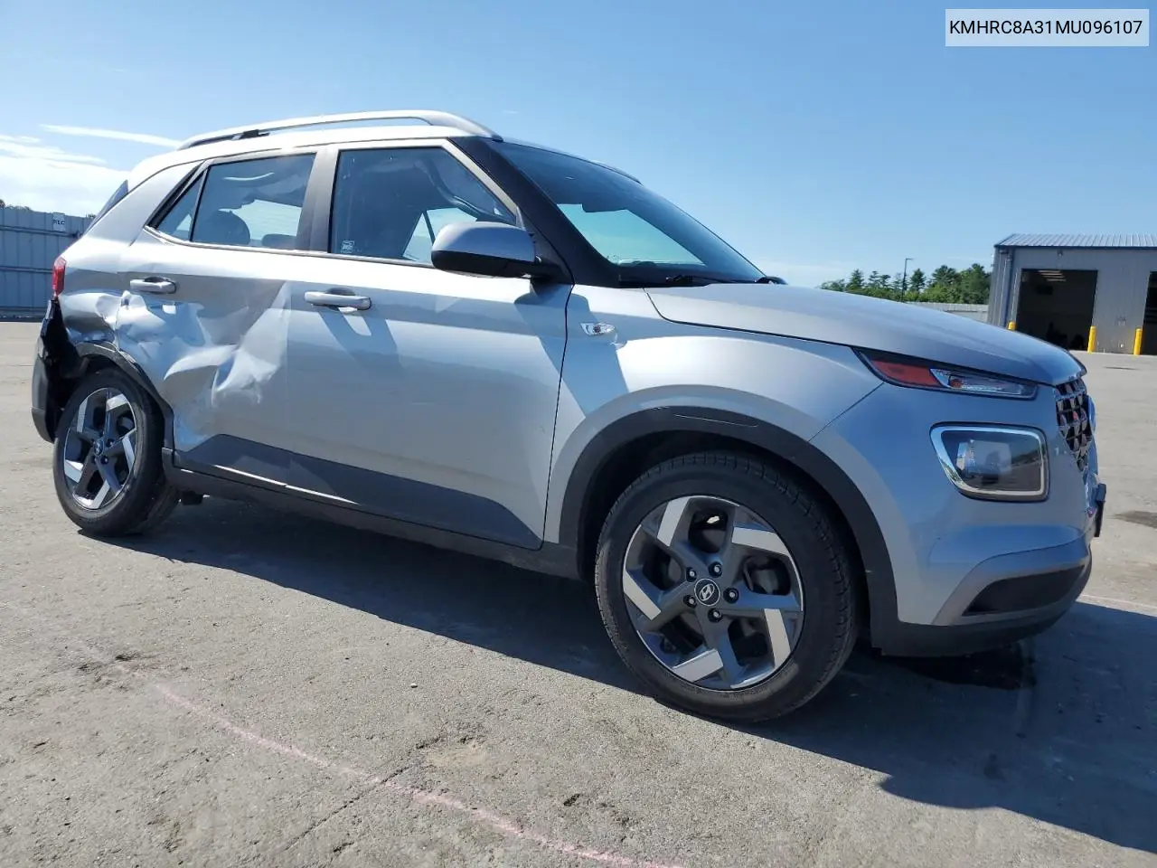 2021 Hyundai Venue Sel VIN: KMHRC8A31MU096107 Lot: 62580405