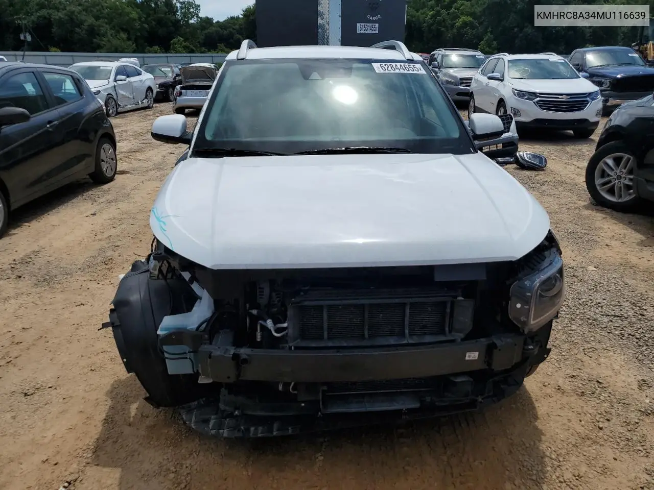 2021 Hyundai Venue Sel VIN: KMHRC8A34MU116639 Lot: 62844655