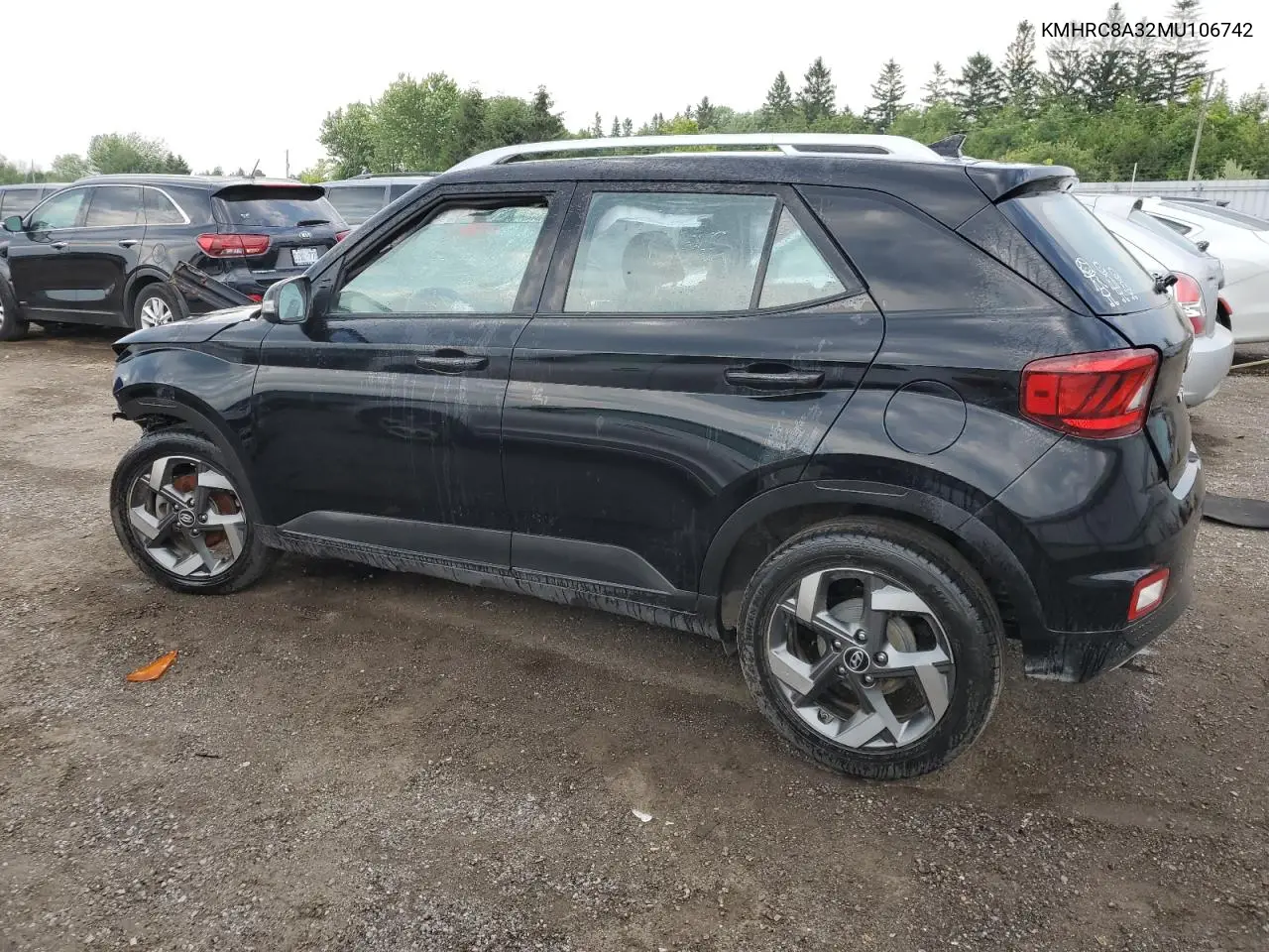 2021 Hyundai Venue Sel VIN: KMHRC8A32MU106742 Lot: 62960255