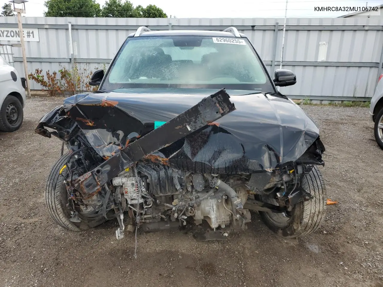 2021 Hyundai Venue Sel VIN: KMHRC8A32MU106742 Lot: 62960255