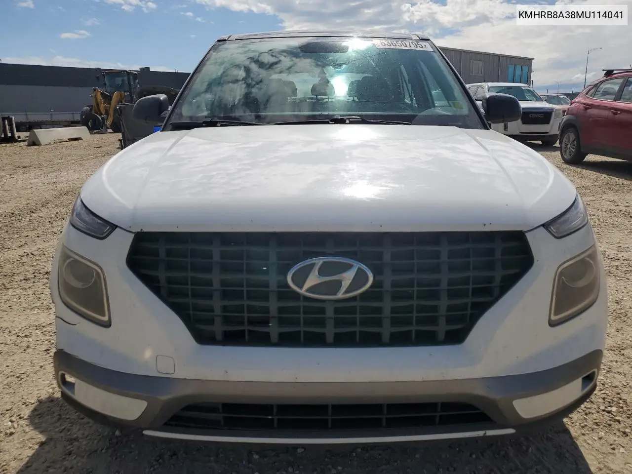 2021 Hyundai Venue Se VIN: KMHRB8A38MU114041 Lot: 63650795