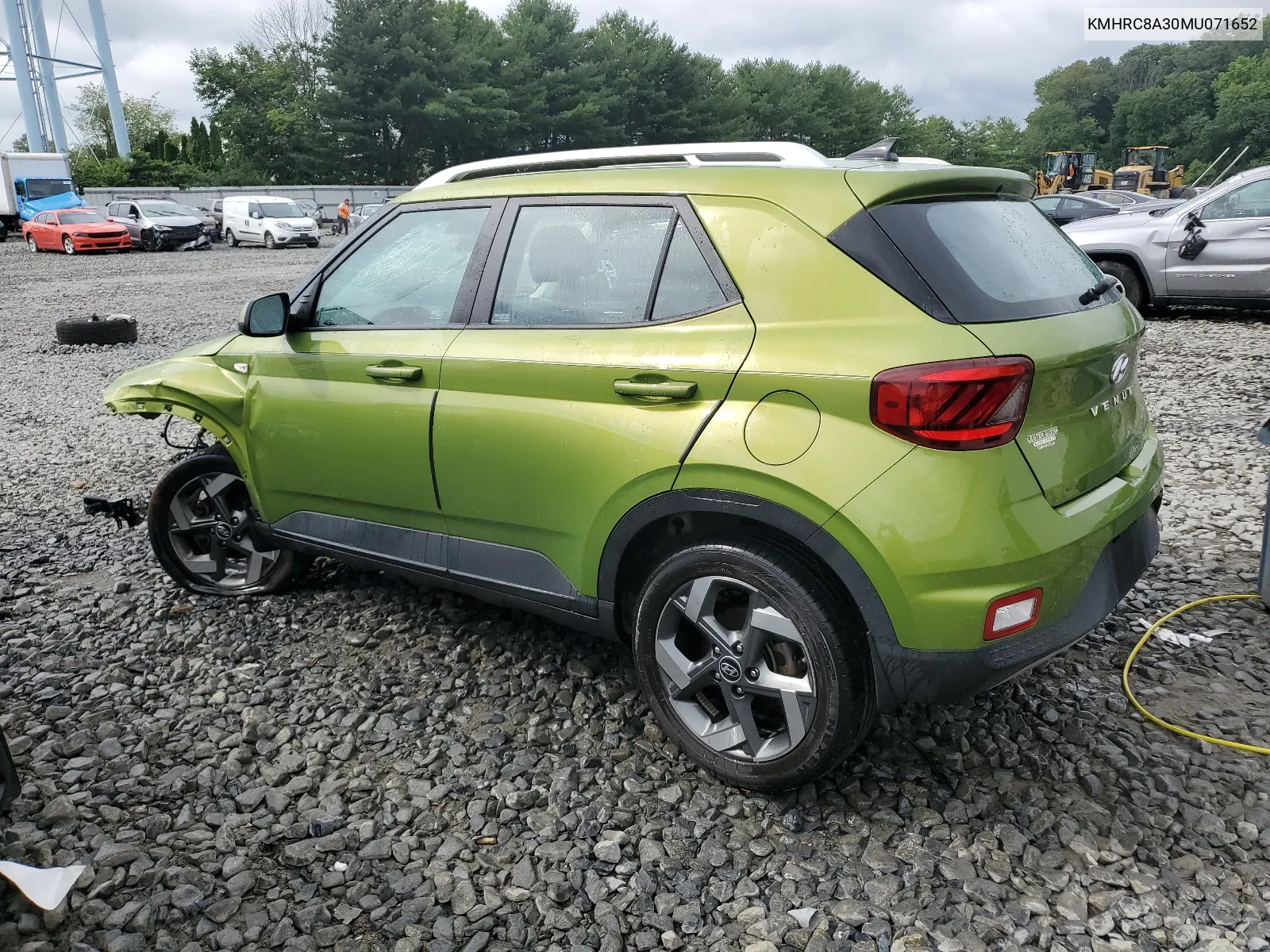 2021 Hyundai Venue Sel VIN: KMHRC8A30MU071652 Lot: 64079444