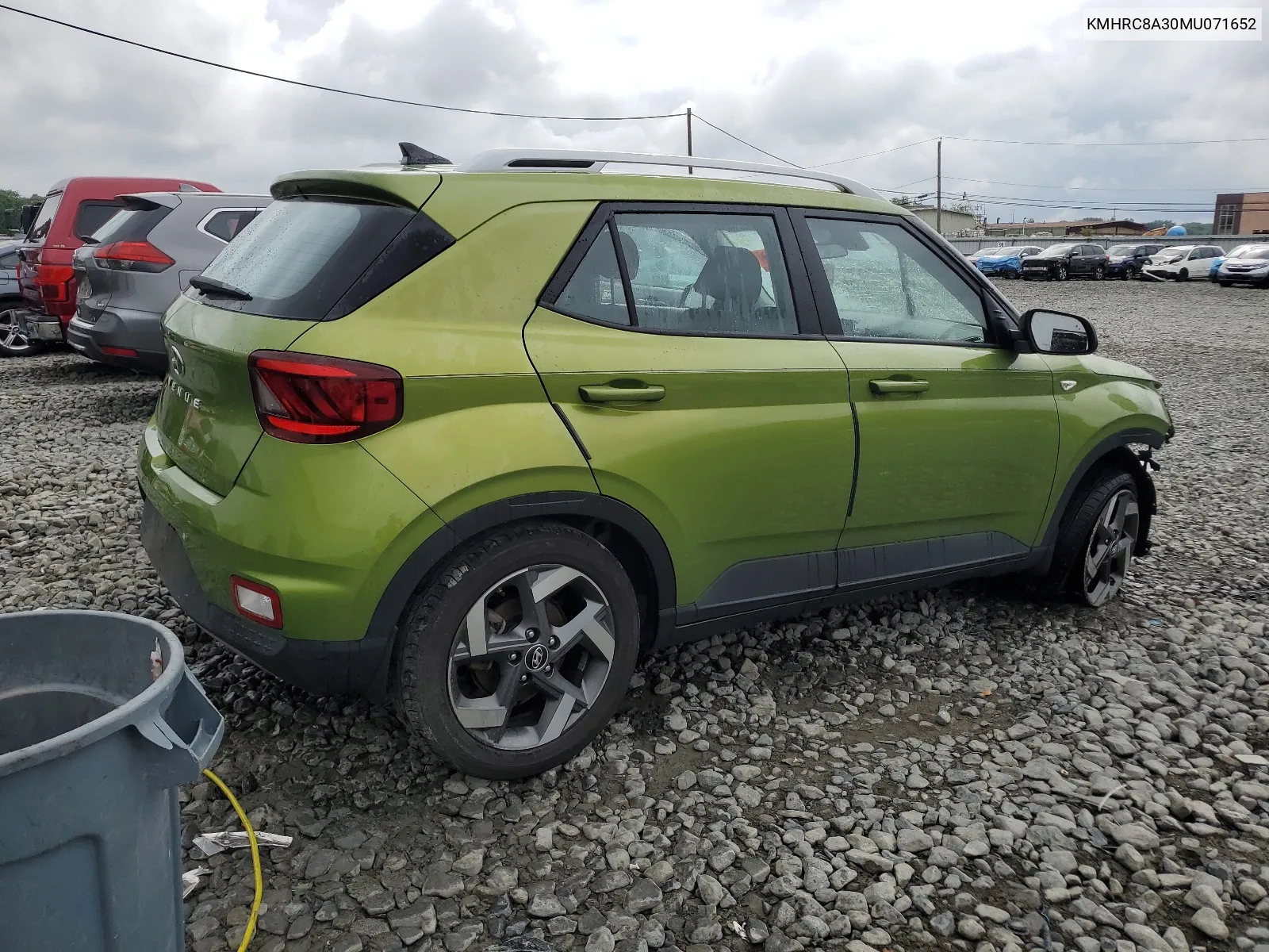 2021 Hyundai Venue Sel VIN: KMHRC8A30MU071652 Lot: 64079444