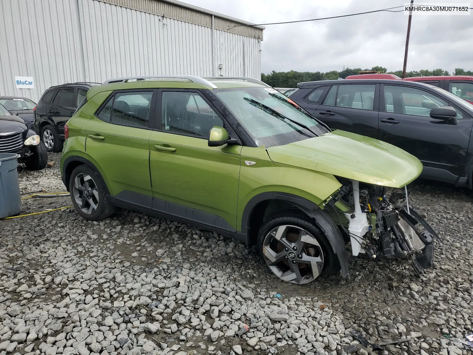 2021 Hyundai Venue Sel VIN: KMHRC8A30MU071652 Lot: 64079444