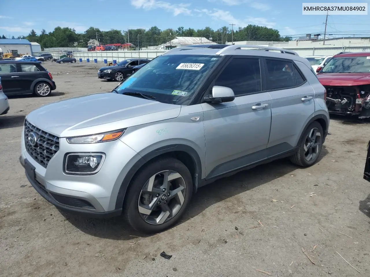 2021 Hyundai Venue Sel VIN: KMHRC8A37MU084902 Lot: 65626315