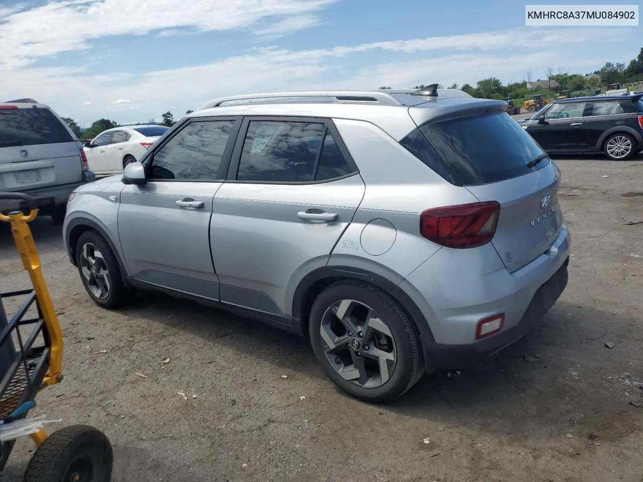 2021 Hyundai Venue Sel VIN: KMHRC8A37MU084902 Lot: 65626315