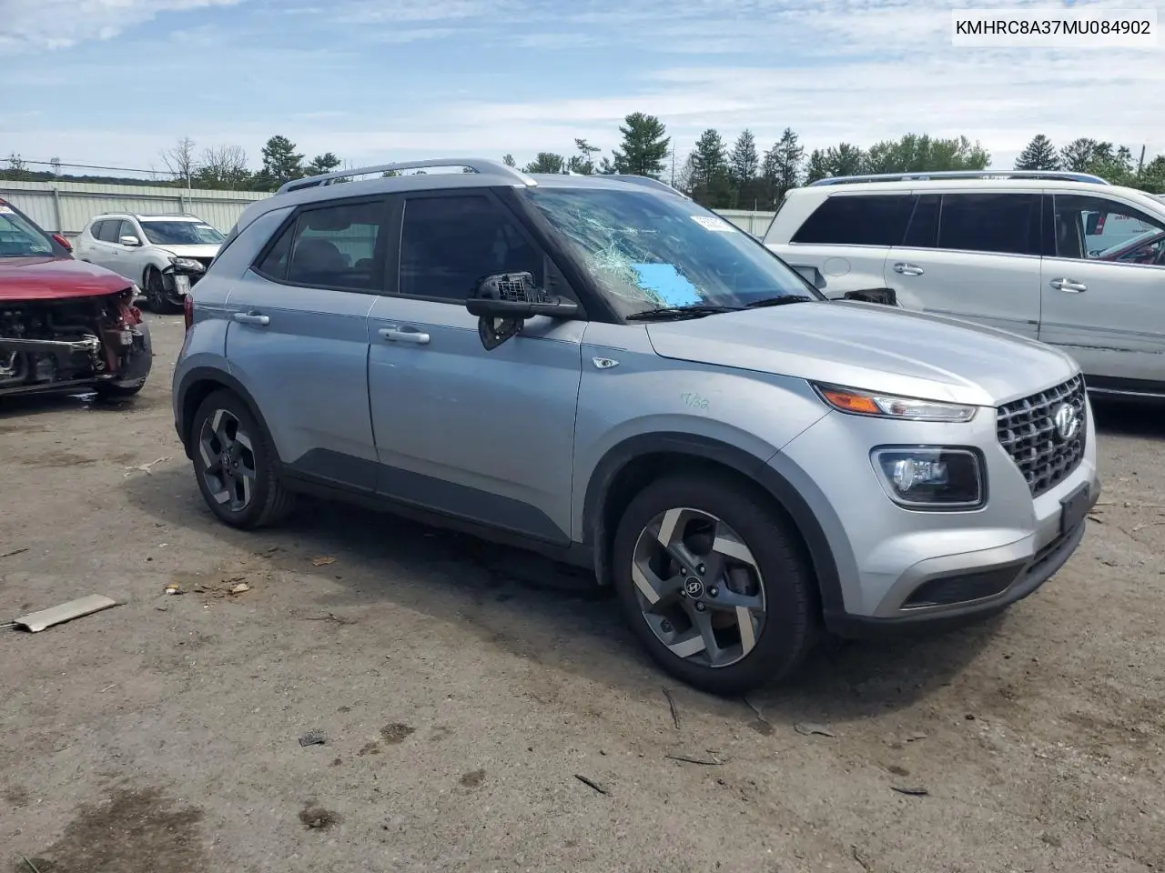 2021 Hyundai Venue Sel VIN: KMHRC8A37MU084902 Lot: 65626315