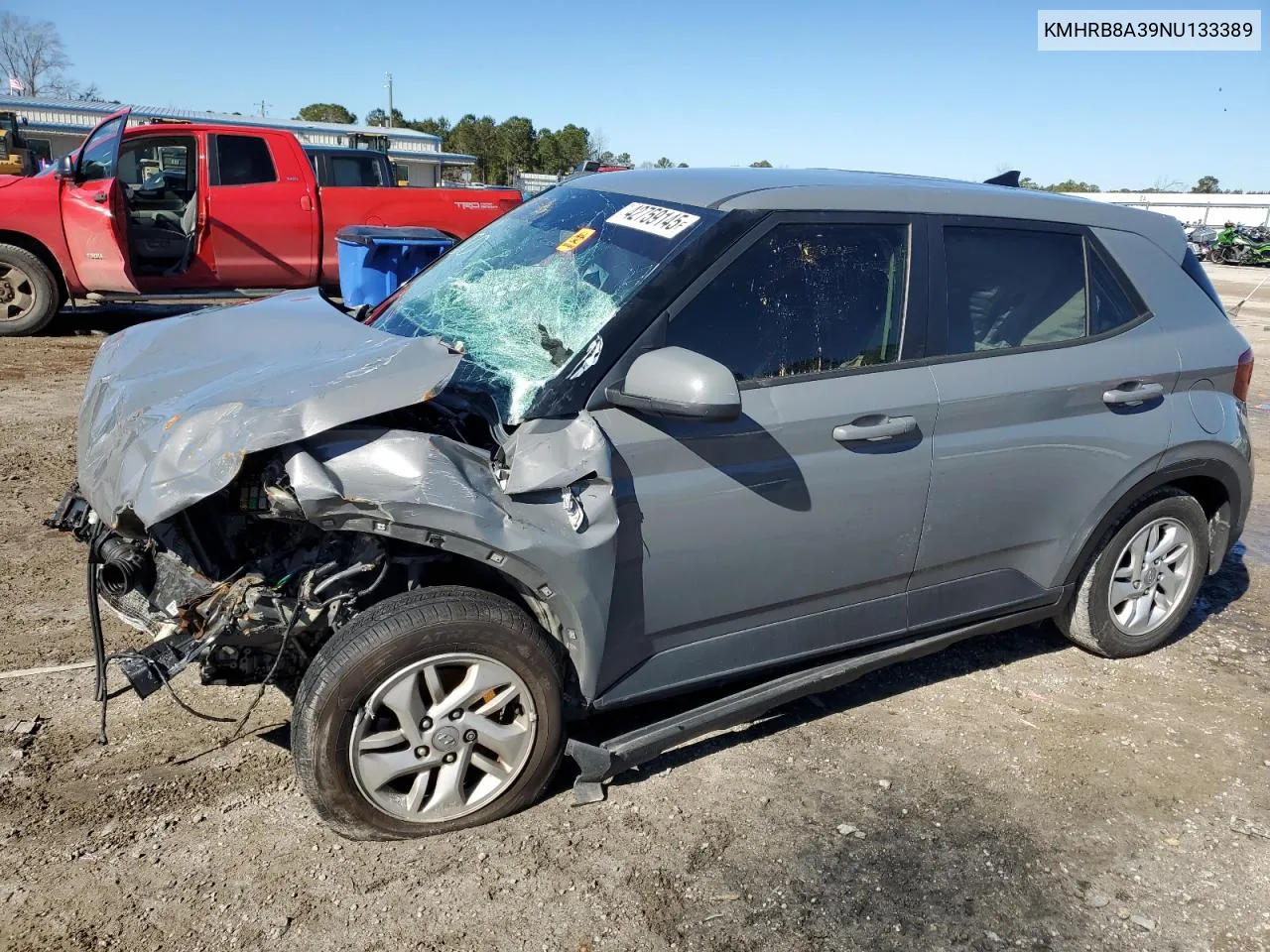 2022 Hyundai Venue Se VIN: KMHRB8A39NU133389 Lot: 42759145