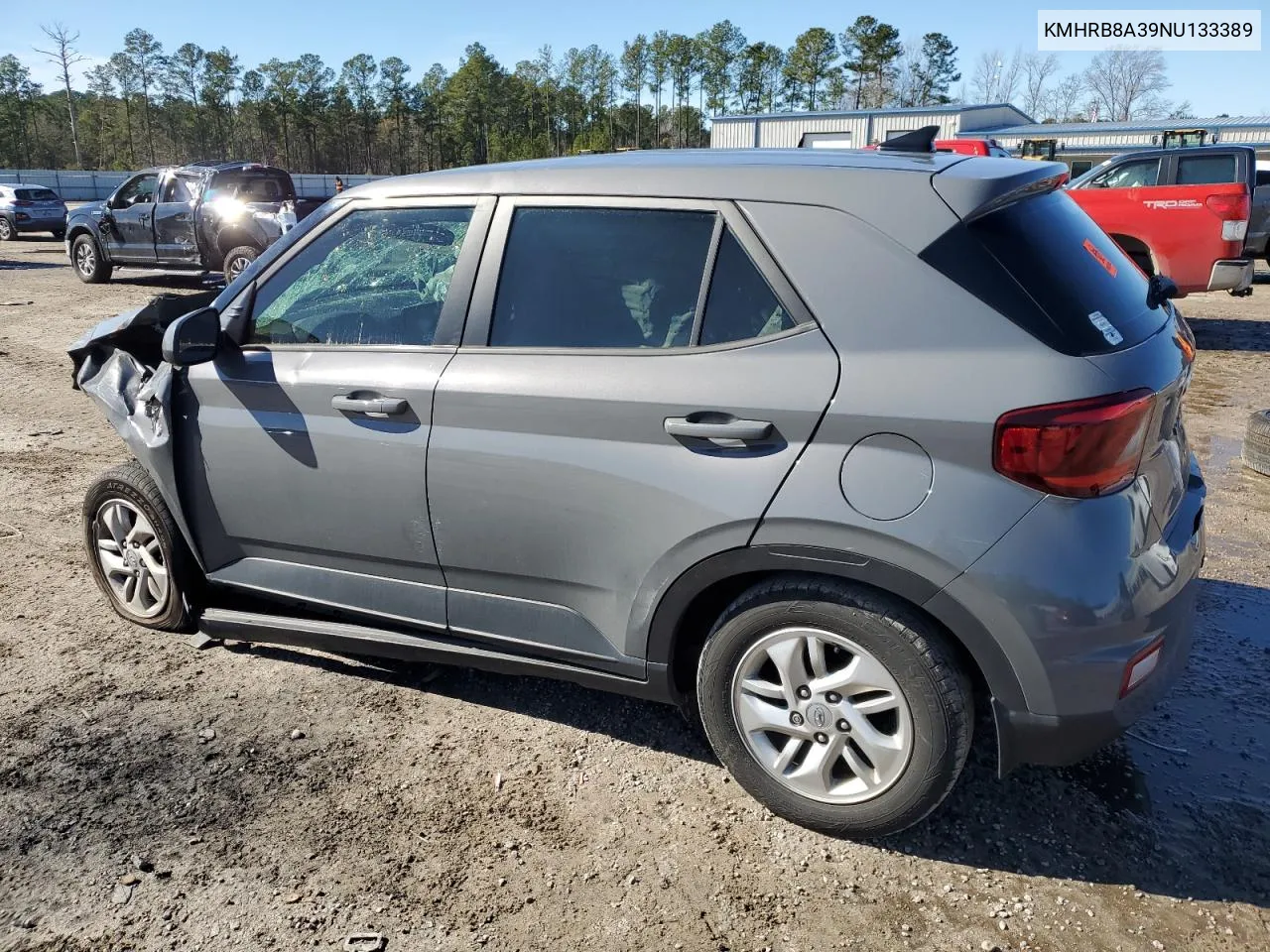 2022 Hyundai Venue Se VIN: KMHRB8A39NU133389 Lot: 42759145