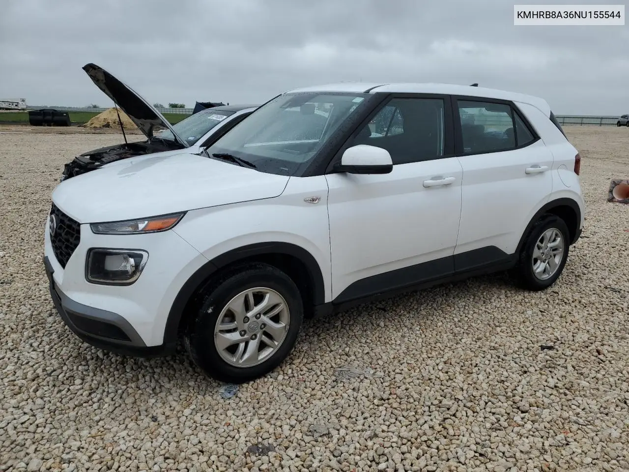 2022 Hyundai Venue Se VIN: KMHRB8A36NU155544 Lot: 50712555